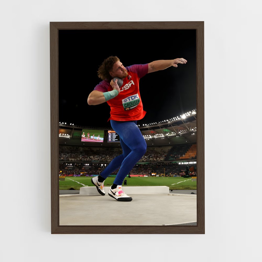 Poster Trickster en Rouge – affiche Athlétisme (vue 5)
